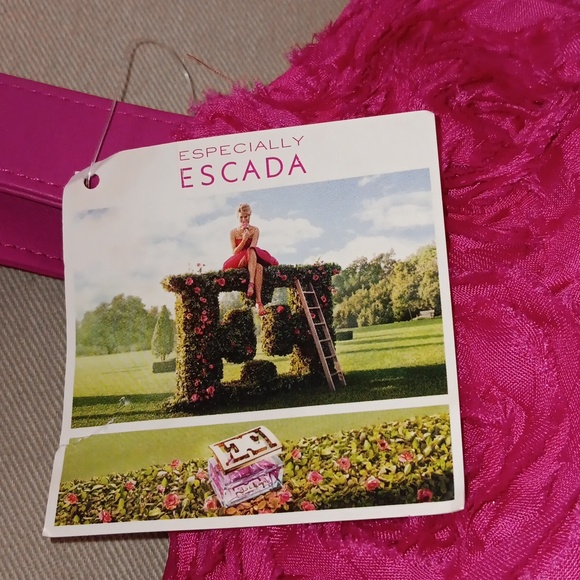 Escada pink chiffon rose bag NWT - Picture 5 of 7